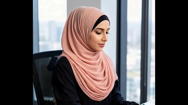 Gadis Arab Seksi Di Kantor Yang Bikin Panas
