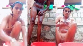 Desi Cewek Banjara Telanjang Bikin Video Mandi, Goyang-goyang Basah Bikin Ngilu