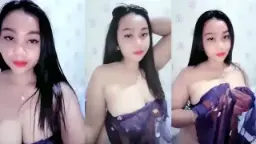 Tante Tobrut Live Cuma Balut Kain Tipis, Bikin Pikiran Ngeres!
