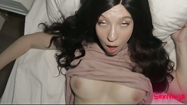 Ibu Tiri Super Horny, Numpang Tidur Bareng, Pov Penuh Crottan Di Dalem.