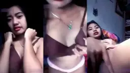 Ngentot Sendirian Sama Cewek Kampung Nakal, Basah Kuyup Semua.