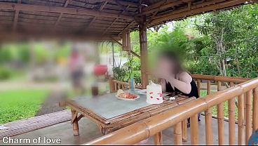 Di Luar Sama Orang Asing, Thai, Ngewe Di Tempat Umum Bikin Makin Panas.