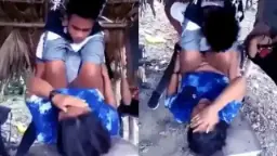 Anak Sma Digebukin Di Gubuk, Makin Kenceng Makin Basah.